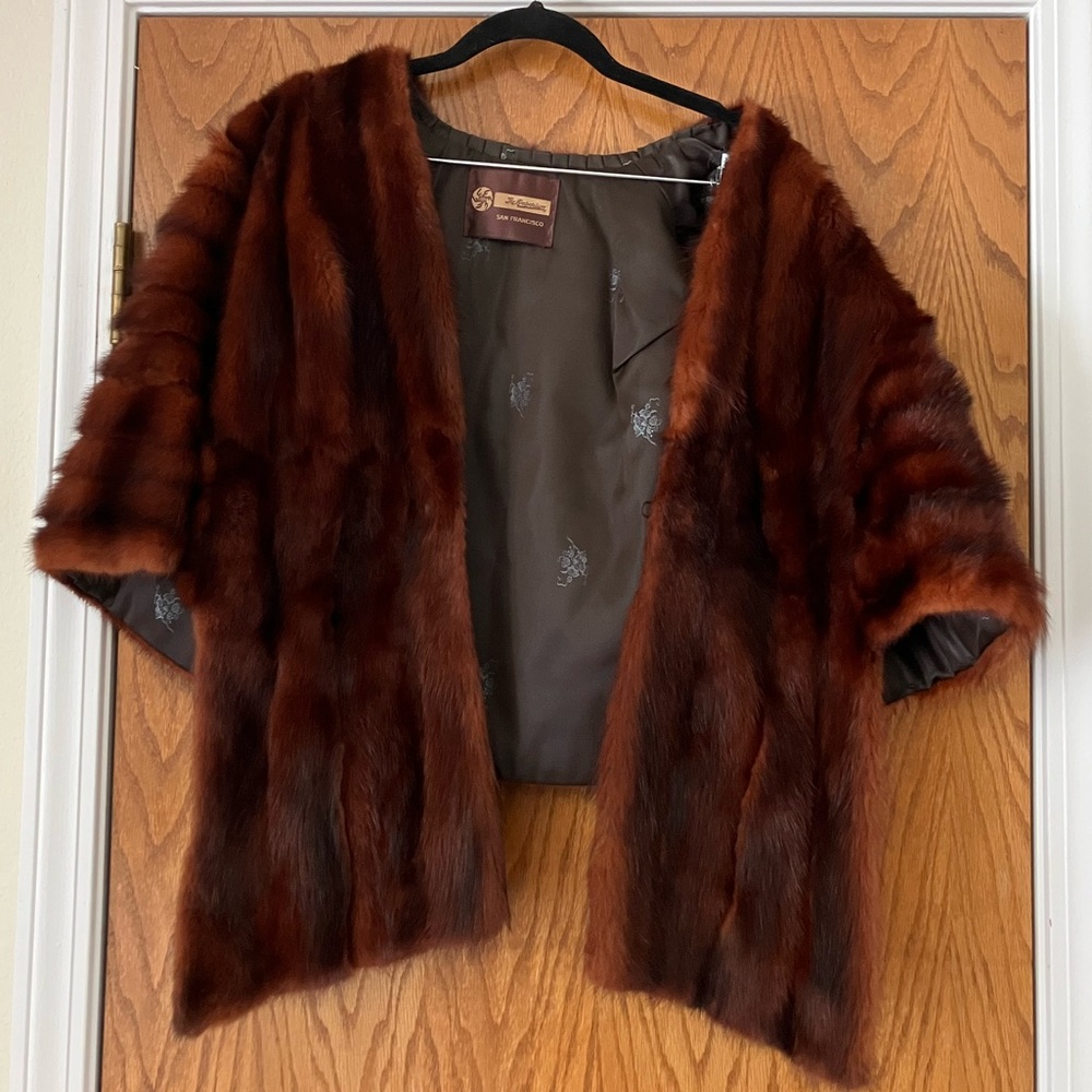 Vintage genuine mink stole